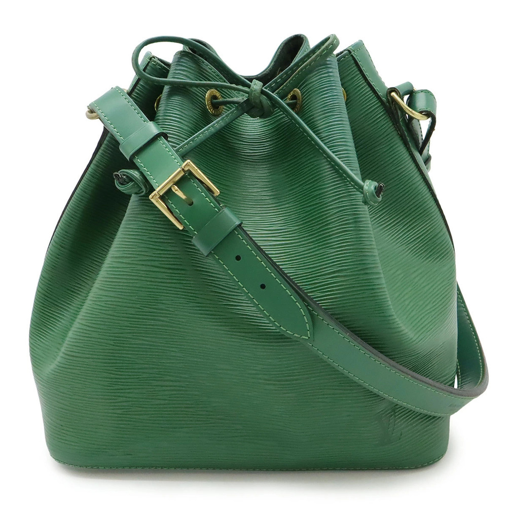 LOUIS VUITTON Epi Shoulder Bag Hobo Drawstring Borneo Green